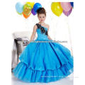 Free shipping new one shoulder appliqued beaded ball gown royal flower girl dresses CWFaf4433